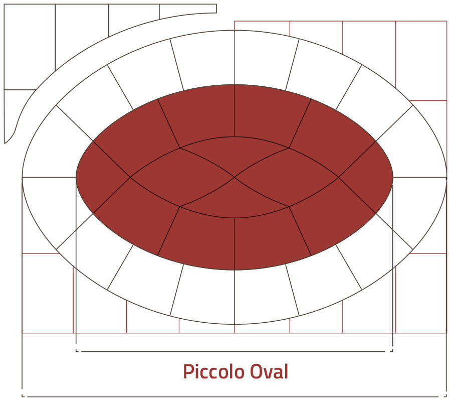 Baroque & Piccolo Oval 3.2m Pack